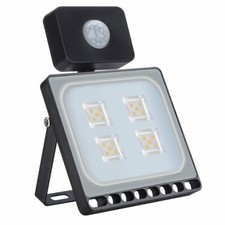 20W LED Motion Sensor Light, Ultra-Thin Spotlight, Waterproof (20W, Warm White)