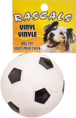 Coastal Pet Rascals Vinyl Soccer Ball for Dogs White, 3 in | eBay