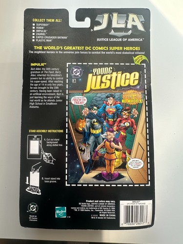 JLA JUSTICE LEAGUE OF AMERICA - IMPULSE - HASBRO 1999 - YOUNG JUSTICE - DC - Picture 2 of 2