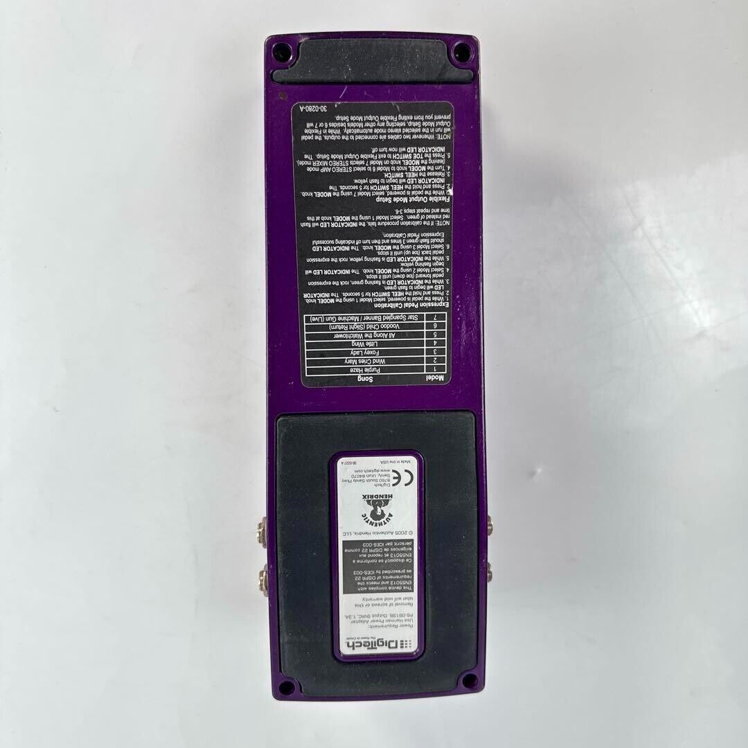 DigiTech Jimi Hendrix Experience Artist Series guitar effect DigiTech Jimi Hendrix Experience Artist Series guitar effect