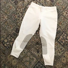 Tailored Sportsman Supreme Hunter #3985 Riding Jodhpurs Breeches Youth 16R White