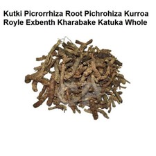 Kutki Picrorrhiza Root Kurroa Royle Exbenth Kharabake Katuka Whole 100g 3.5 OZ '