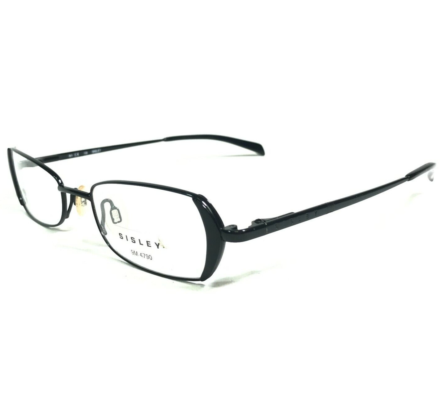 Оправа для очков Sisley SLY600 H03 Блестящая черная прямоугольная с полной оправой 47-17-135 12490₽