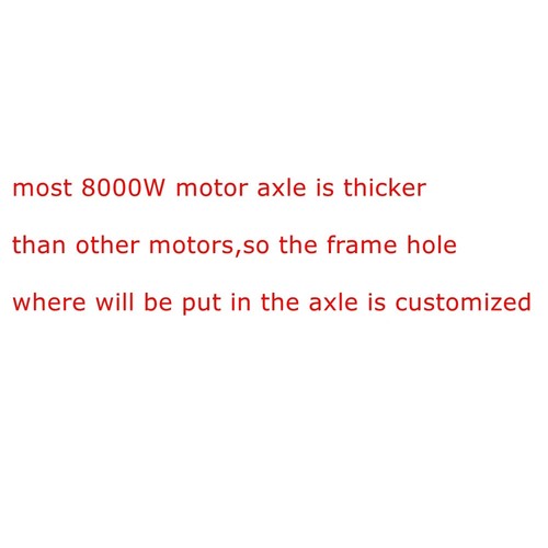Ebike Frame, Stealth Bomber Frame for 3000W/ 5000W/8000W Motor Electric Bicycle - Picture 19 of 20