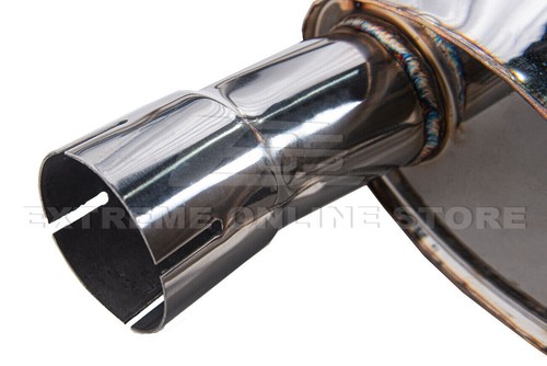 4" Tips Axle Back Exhaust For 16-19 Cadillac CTS-V Turbo Mufflers Dual-Mode New - Bild 12 von 12