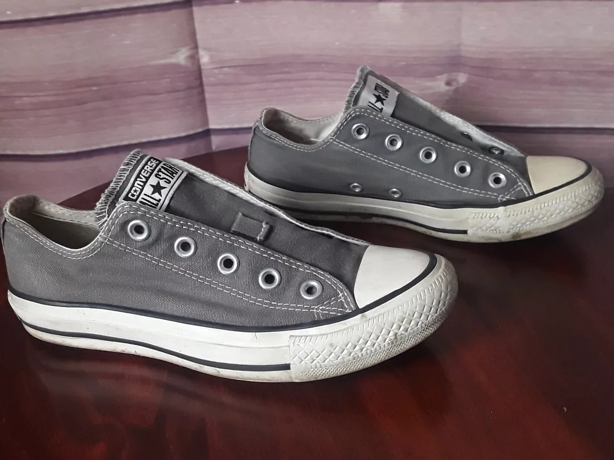 Gray CONVERSE All Star Mens 4 Womens 6 laces | eBay