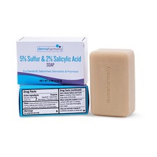 5 Sulfur and 2 Salicylic Acid Soap - DermaHarmony 4 oz 2 Bars