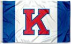 Kansas Jayhawks 3x5 Flag 3 x 5 Banner New Fast Usa Free Shipping Rock Chalk Ku