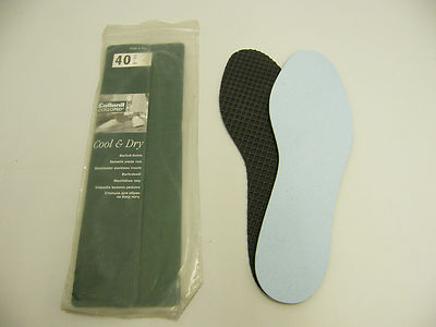 COLLONIL Cool & Dry Barefoot Insole Size 36-42 Active Carbon Filter Against