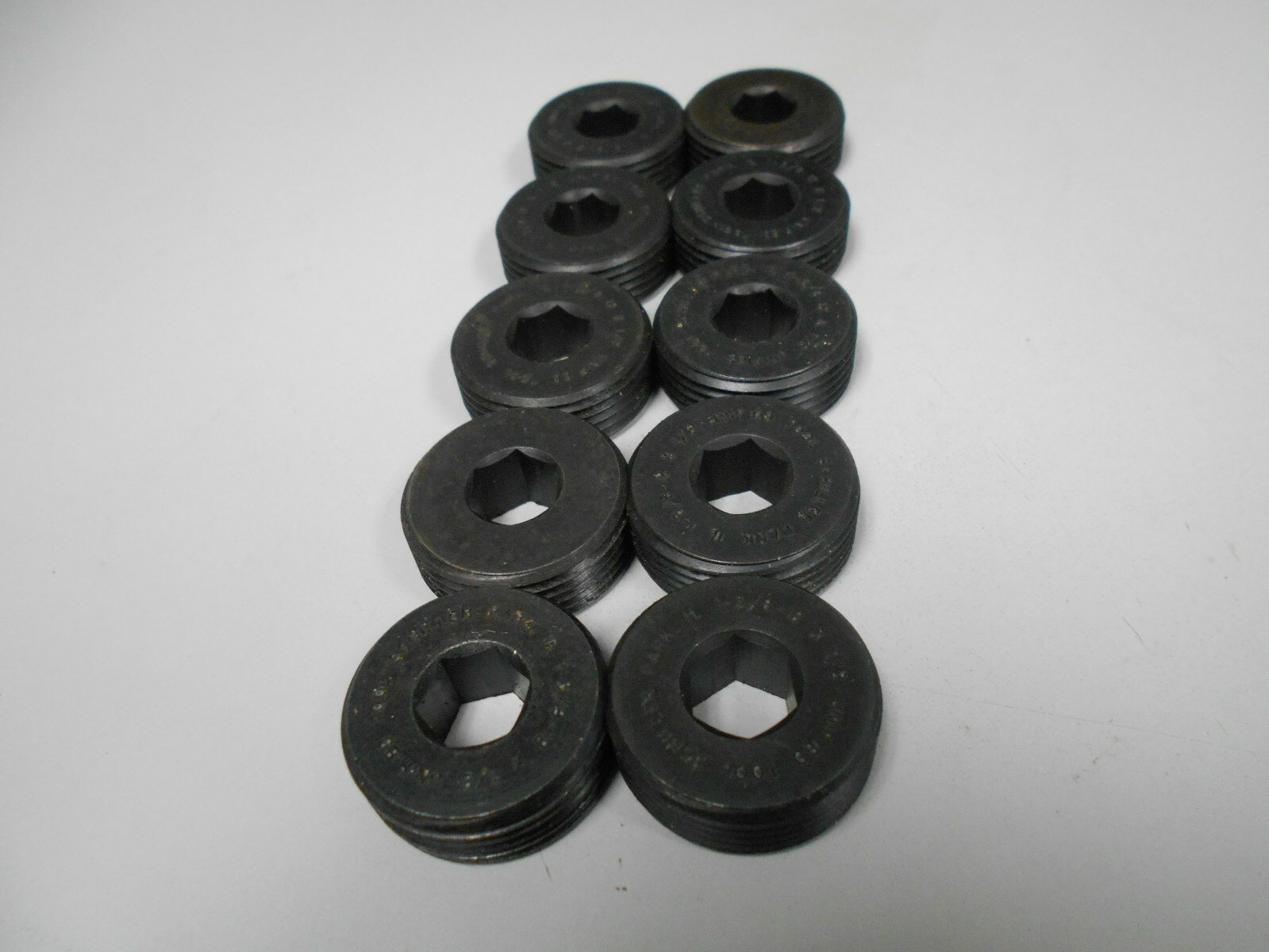 Die spring screw caps black oxide steel USC-15 1 3/8-12 X 1/2 LOT OF 10 ...