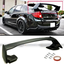 Fit 05-10 Cobalt 4DR Sedan Sport Style Unpainted ABS Rear Trunk Wing Spoiler