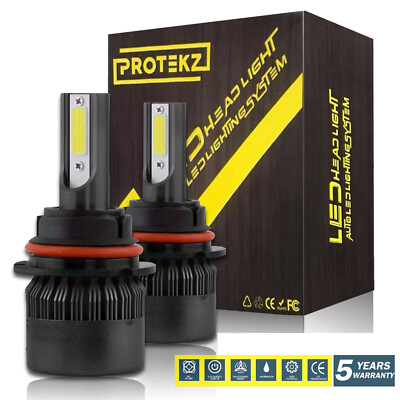 LED Headlight Hi/Low CREE Bulb Kit H4 HB2 6000K White For 1992-1999 Toyota Paseo