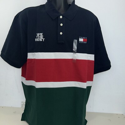 New Tommy Hilfiger  WE THE BEST  Men's Polo Shirt XXL SAMPLE DJ Khalid