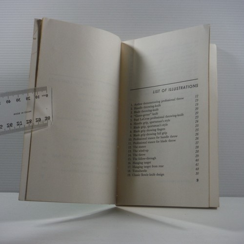 Knife Throwing A Practical Guide by Harry K McEvoy 1981 vintage paperback book - Picture 8 of 17