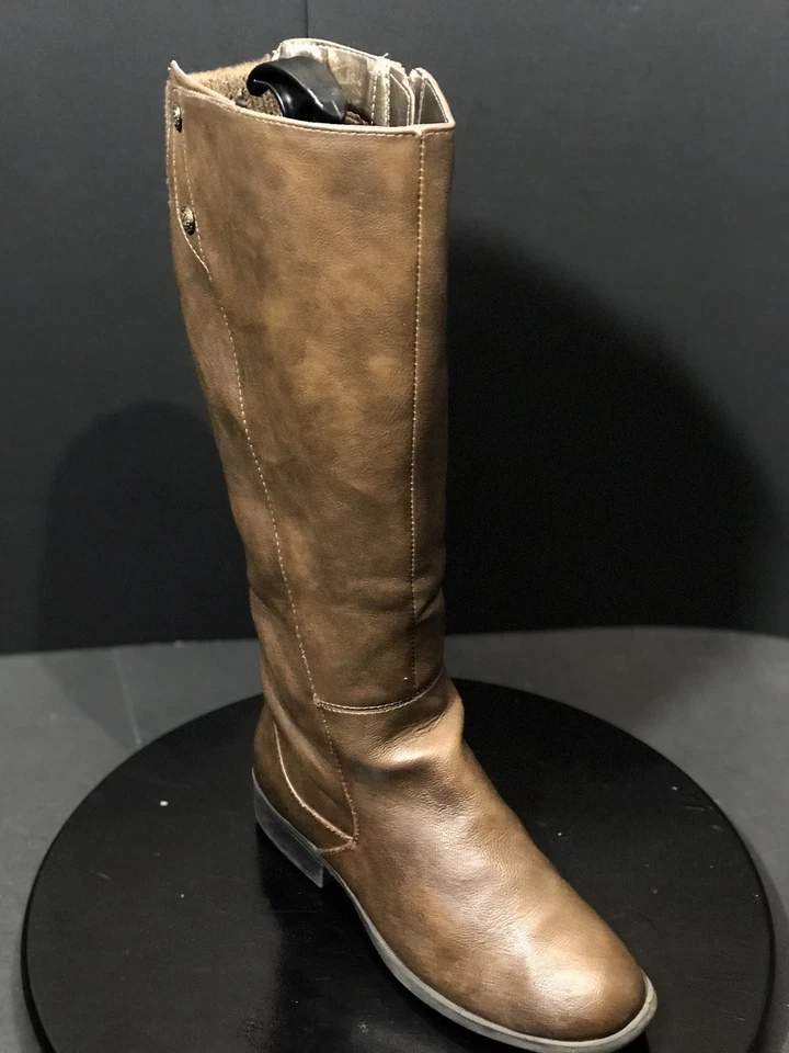 Life Stride Women's Xripley Manmade Riding Boot Dark Tan Size 7.5 W US / UK 5.5 - Image 2 of 4