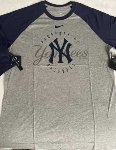 NY YANKEES RAGLAN SHIRT XL NIKE BASEBALL MLB PROPERTY OF NEW YORK - Bild 2 von 8