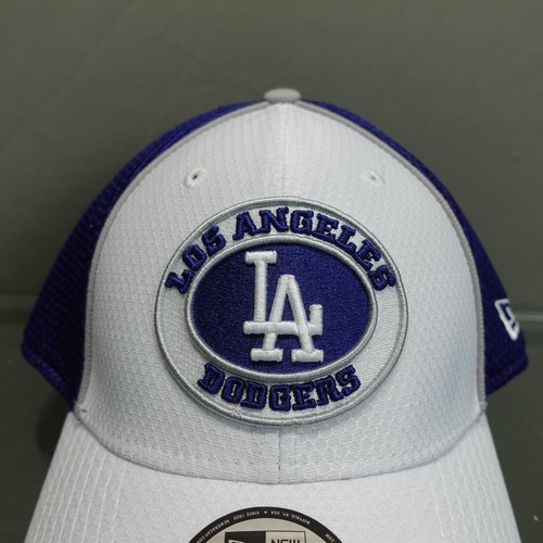 New Era Los Angeles Dodgers Men's Hat MLB Fitted Sport Cap White Blue Cap #166 - Picture 5 of 8