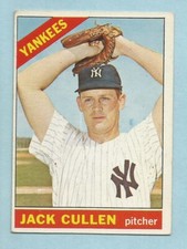 1966 Topps Baseball Jack Cullen #31 New York Yankees EX+