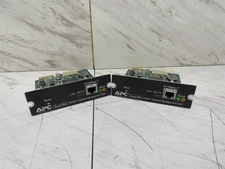 LOT of 2 APC AP9617 10/100 SmartSlot NETWORK MANAGEMENT CARD