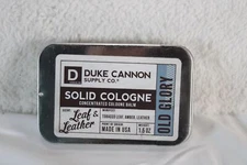 Duke Cannon Supply Co. Solid Cologne Concentrated Balm Leaf & Leather New