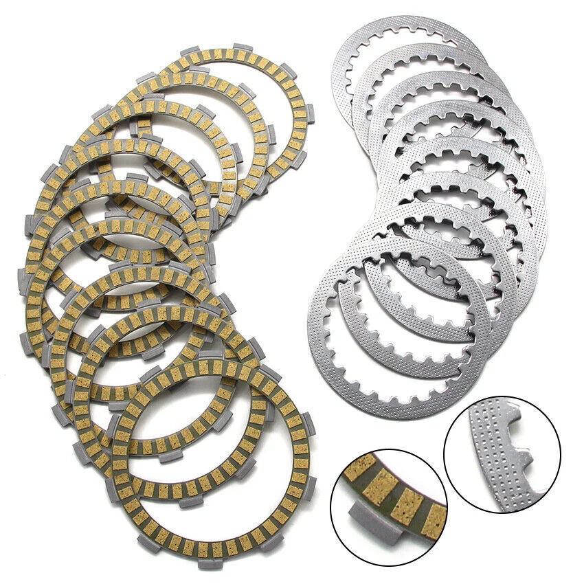 Kit de embrague de acero y placas de fricción para Yamaha FZR500 FZR400RR FZR600 1989-1999 Foto 3 de 4