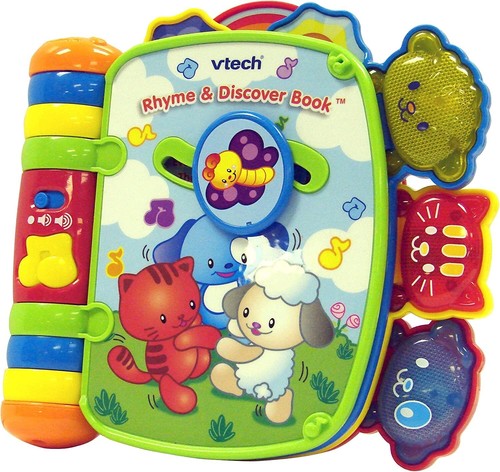 CLEAN & Nice ~ VTech RHYME & DISCOVER Educational Book for Babies Lights Music - Picture 11 of 11