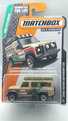 2015 Matchbox SWAMP TOURS Land Rover Defender 110 explorers 101/120