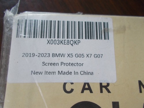 New Tempered Glass Car Navigation Screen Protector for 19-23 BMW X5, G05, X7 G07 - Picture 3 of 10