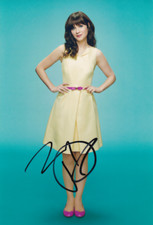 ZOOEY DESCHANEL signed Autogramm 20x30cm NEW GIRL in Person autograph COA