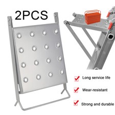 2PCS Folding Ladder Work Platform Anti-Slip Staircase Ladder Work Shelf 30x 26cm