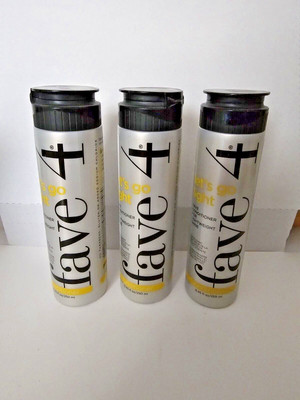 3 Pack Fave4 Lets Go Light Fave Conditioner for Lightweight Shine Hair 8.45 oz