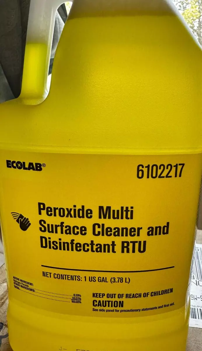 Ecolab peroxide multi surface 2024 cleaner and disinfectant