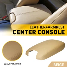 Center Console Latch Lid Fits Honda Accord 2008-12 Beige Armrest Cover with Base