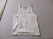 Womens H M Divided white tank top sz s