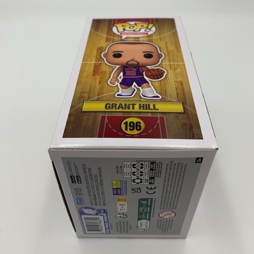 Funko Pop! Figura Vinilo Grant Hill #196 Detroit Pistons Clásicos NBA con PROTECTOR - Imagen 13 de 14