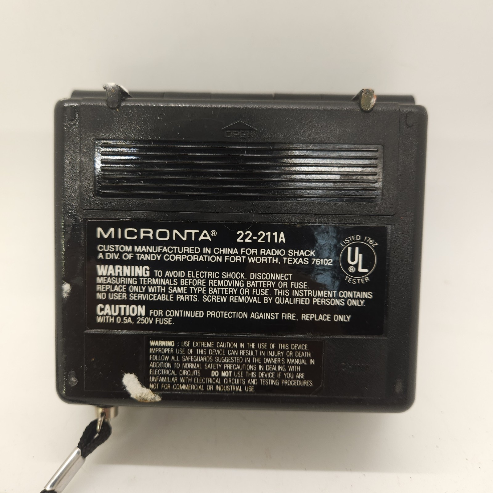 Vintage Micronta Electrical Volt Ohm Meter Radio Shack Analog Model 22-211A 