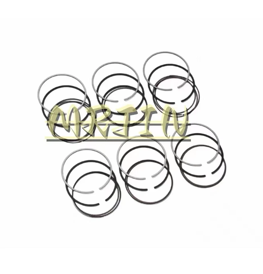 STD 6x Piston Rings Set OEM For Porsche Cayman Boxster 986 987 M96 M97 2.5 2.7 - Image 3 of 4