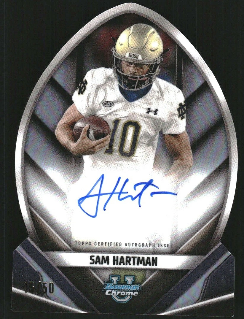 2023 Bowman Chrome University Future of Football Auto #FOFASH Sam Hartman /50