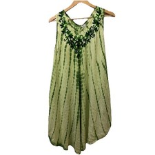 VTG 90s Y2K Asymmetric Fairy Embroidered Dress Flowy Forest Whimsigoth Boho