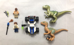 LEGO Jurassic Park: Raptor Escape set 75920 Complete w/ manual & figures