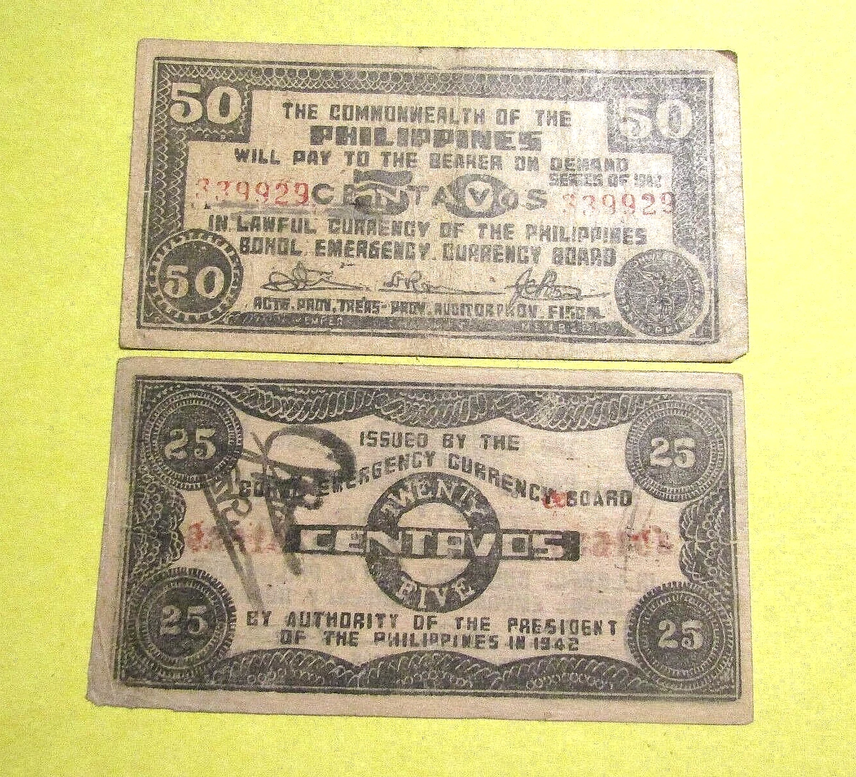 1942 Year Banknote Philippine Paper Money for sale | eBay