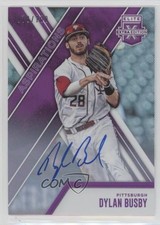 2017 Panini Elite Extra Edition Aspirations Purple /100 Dylan Busby #88 Auto 0o9