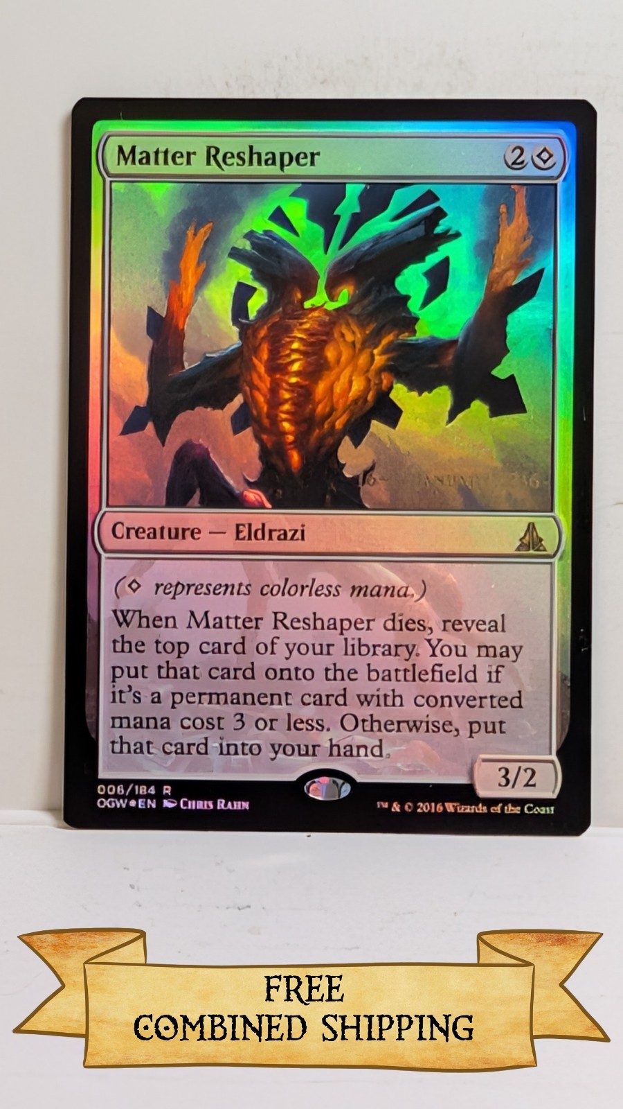 Matter Reshaper Prerelease Cards Foil