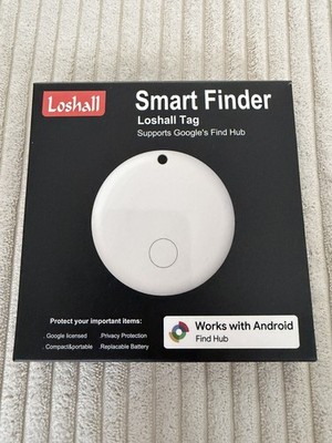 Tracker, Loshall Macaron Tag, Smart Finder. Works with Android Find Hub