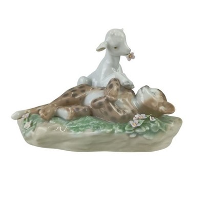 LLADRO Kingdom of Peace (Leopard and Kid) Figur 6926 Multicolor Porzellan