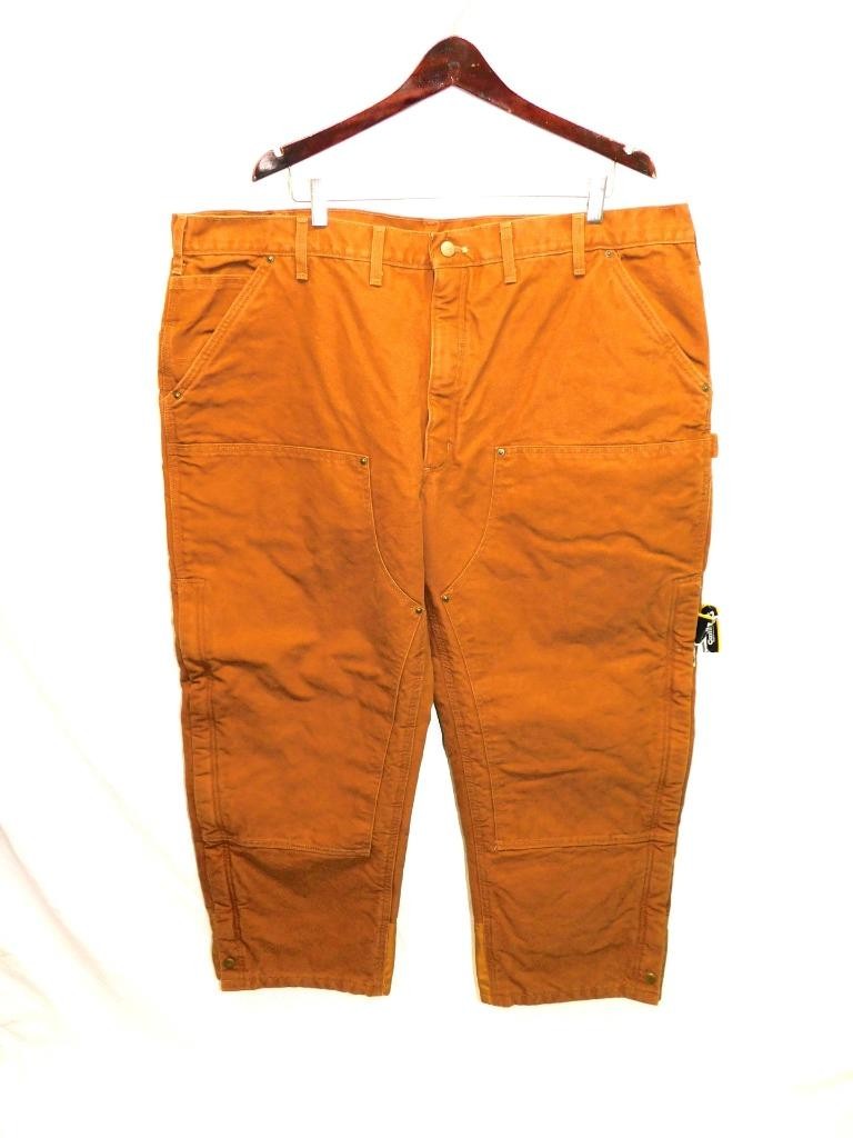 Carhartt 46 x 30 NWT Brown Quilt Lined Pants B194 Sandstone Waist Overall NEW thumbnail 8