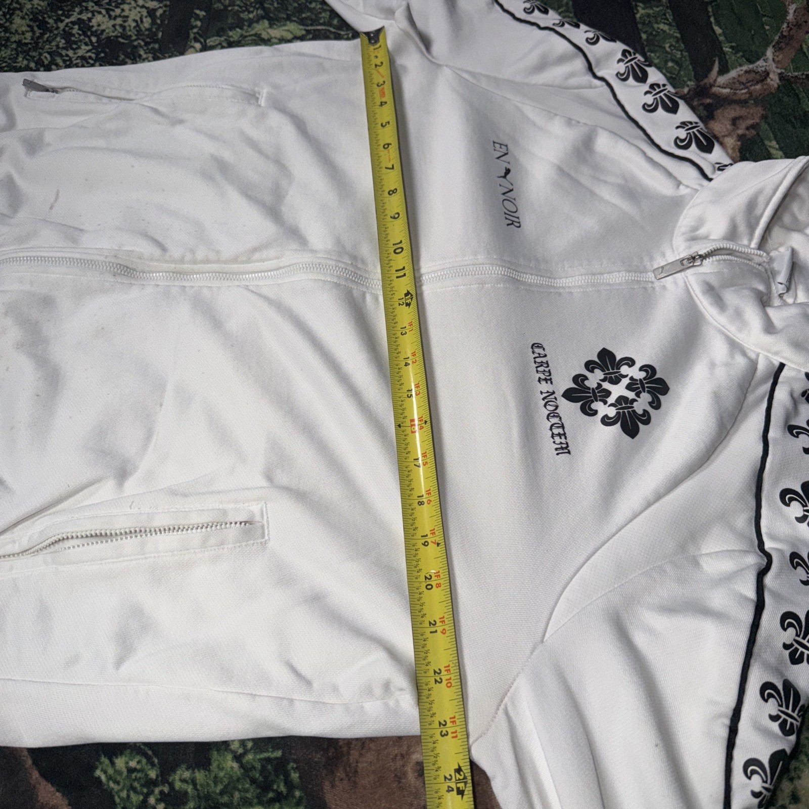PUMA Men's Archive EN NOIR T7 Track Jacket White Full Zip Men’s Large READ image 5