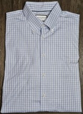 Mens Charles Tyrwhitt Long Sleeve Non Iron Checked Button Up Shirt Size 17-37