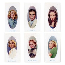 Godfrey Phillips Screen Stars 1936 Cigarette Cards 22/48 Garbo Davis Lombard