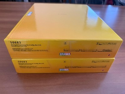 BRAWA 50683 RHEINGOLD - EXPRESS TRAIN SET, 6 PIECE, BOX 2/2 